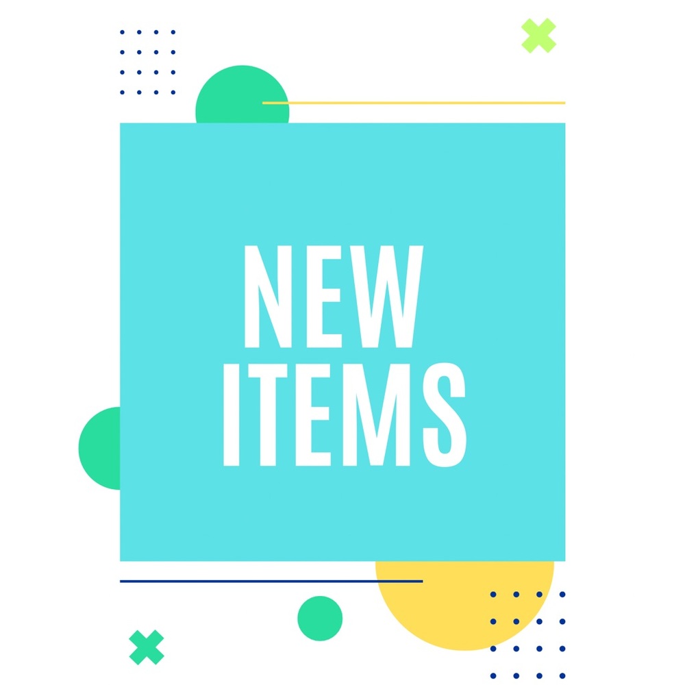 Vibrant New Items Poster